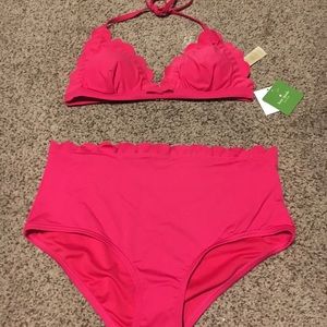 ❌SOLD❌ Kate Spade High Waisted 2 Piece Bikini